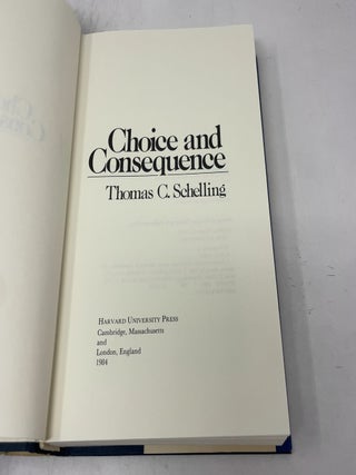 Choice and Consequence