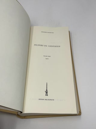 Polidoro Da Caravaggio Volume Primo