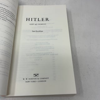 Hitler, 1936-45: Nemesis