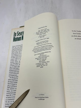 In Search of Human Nature: The Decline and Revival of Darwinism in American Social Thought