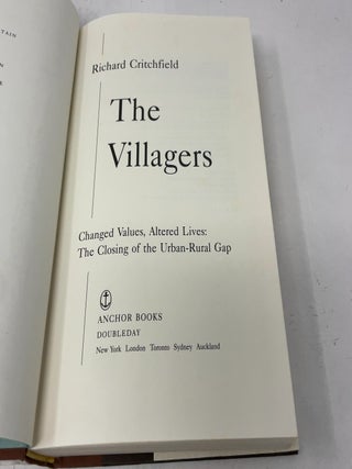 The Villagers: Changed Values, Altered Lives : The Closing of the Urban-Rural Gap