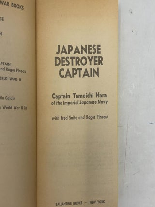 Japanese Destroyer Captain