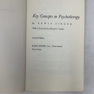 Key Concepts Psychotherap