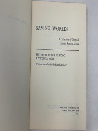 Saving Worlds: A Collection of Original Science Fiction Stories