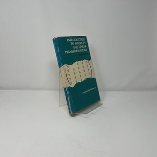 Introduction to Matrices and Linear Transformations
