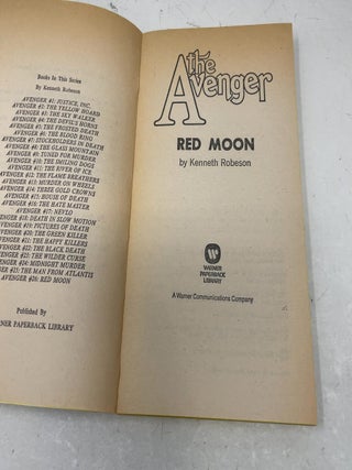The Avenger #26 Red Moon