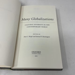 Many Globalizations : Cultural Diversity in the Contemporary World