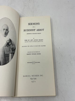 Sermons of a Buddhist abbot;: Addresses on religious subjects, including the Sutra of forty-two chapters