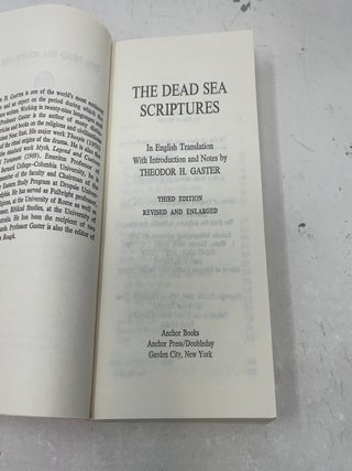 The Dead Sea Scriptures