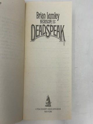 Necroscope 4: Deadspeak