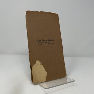 The Caxton Brochures - Series A No. 1 Two Essays of Elia Charles Lamb