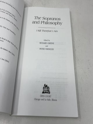 The Sopranos and Philosophy: I Kill Therefore I Am