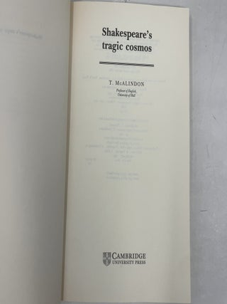 Shakespeare's Tragic Cosmos
