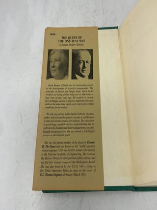 The Quest of the One Best Way; A Sketch of the Life of Frank Bunker Gilbreth