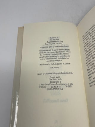 The Shanor Study - The Sexual Sensitivity of the American Male