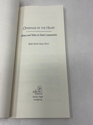 Offerings of the Heart: Money and Values in Faith Communities