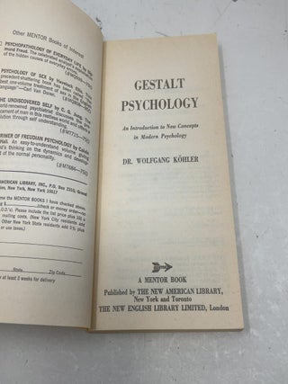 Gestalt Psychology