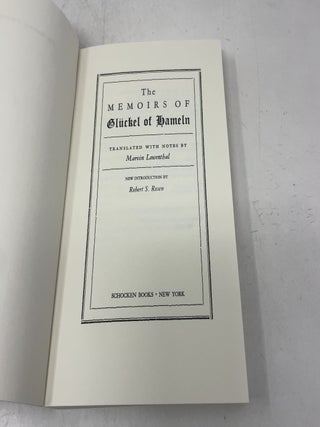 The Memoirs Of Gluckel Of Hameln