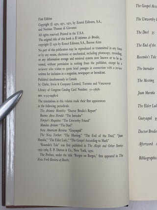 Doctor Brodie's Report