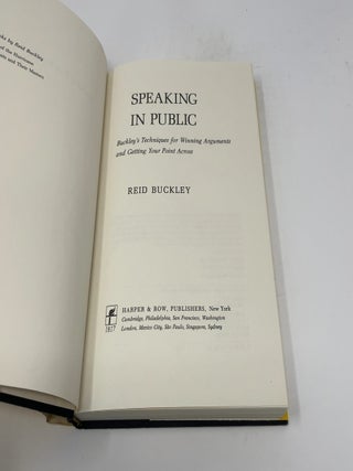 Speaking in Public
