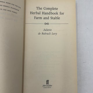 The Complete Herbal Handbook for Farm and Stable