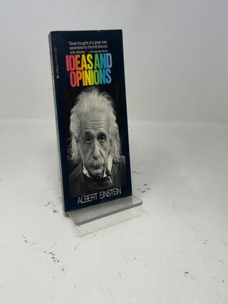 Item #414933 Ideas and Opinions. Albert Einstein