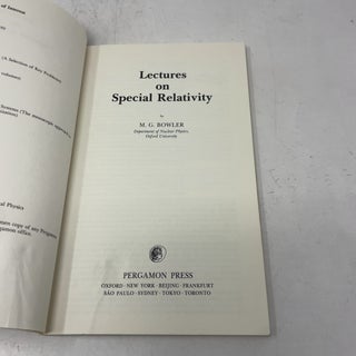 Lectures on Special Relativity