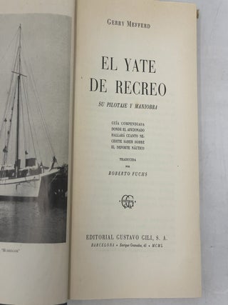 El Yate de Recreo: Su Pilotaje y Maniobra