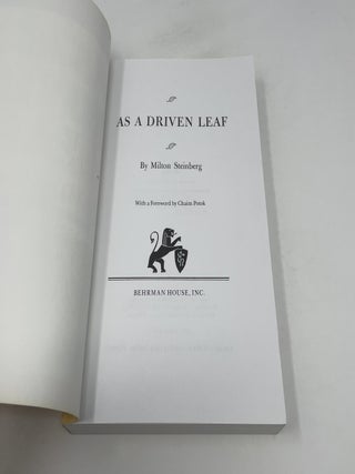 As a Driven Leaf