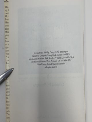 The Pima Bajo of Central Sonora, Mexico: The Material Culture, Volume I, The Pima Bajo of Central Sonora, Mexico: Vocabulario en la Lengua Nevome, Volume II