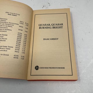 Quasar, Quasar, Burning Bright