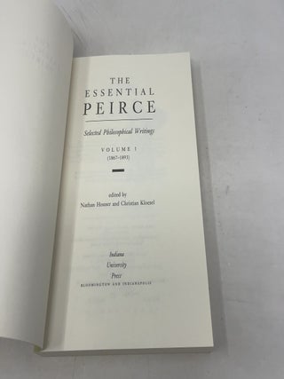The Essential Peirce, Volume 1