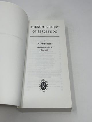 Phenomenology of Perception