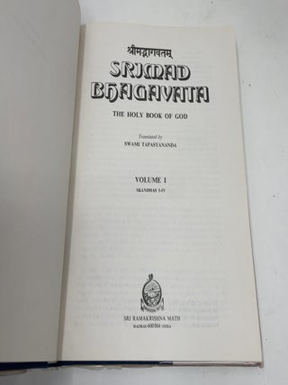 Srimad Bhagavata: The Holy Book of God, Volume 1