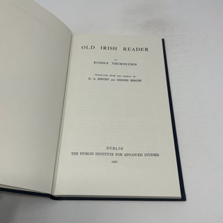 Old Irish Reader