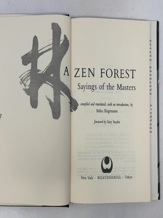 Zen Forest: Sayings of the Great Masters