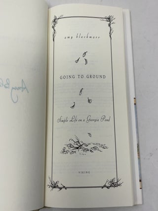 Going to Ground: Simple Life on a Georgia Pond