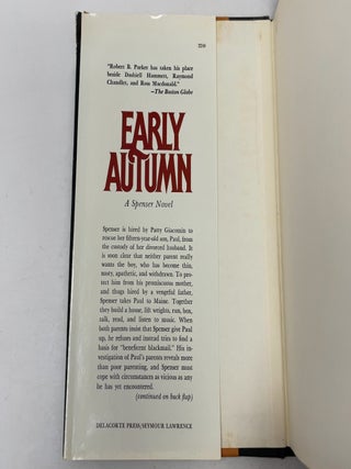 Early Autumn: A Spenser Novel