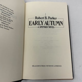 Early Autumn: A Spenser Novel