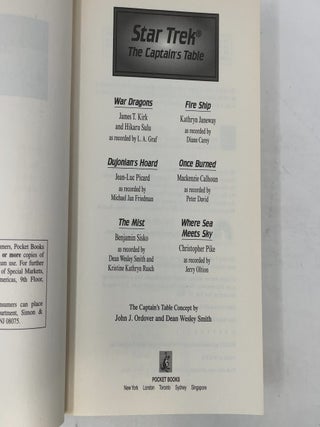 Star Trek: The Captain's Table Omnibus
