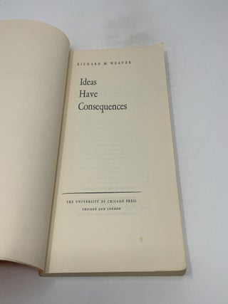 Ideas Have Consequences