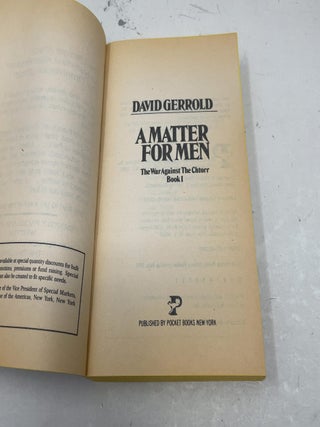 A Matter for Men (The War Against the Chtorr, Book 1)
