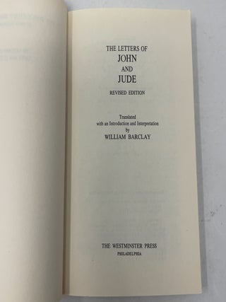 Letters of John and Jude (The Daily Study Bible Series: Revised Edition)