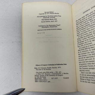 The Letter to the Romans (The Daily Study Bible Series: Revised Edition)