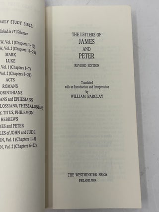 The Letters of James and Peter (The Daily Study Bible Series: Revised Edition)