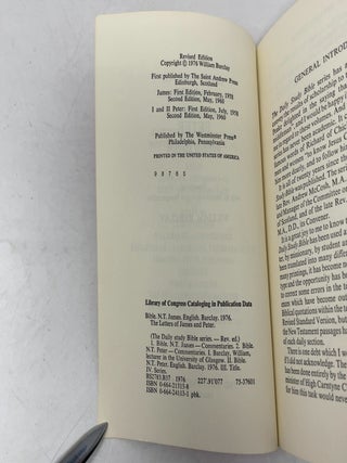 The Letters of James and Peter (The Daily Study Bible Series: Revised Edition)