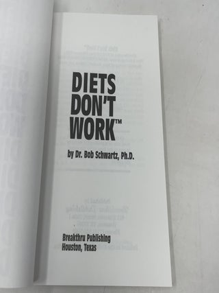Diets don't work