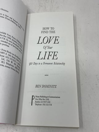 How to Find the Love of Your Life