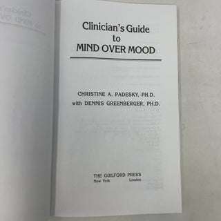 Clinician's Guide to Mind Over Mood