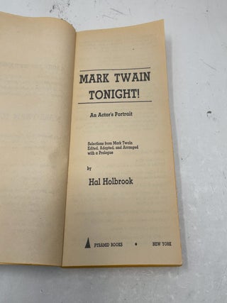 Mark Twain Tonight!